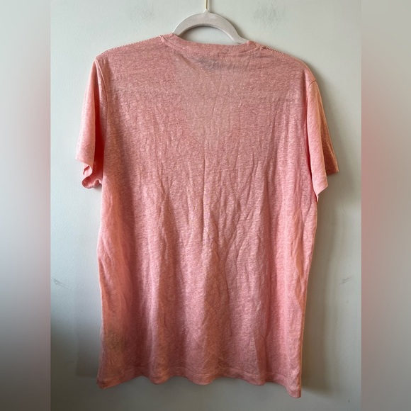 Burberry Brit Linen Knit V-Neck Tee - Picture 5 of 15